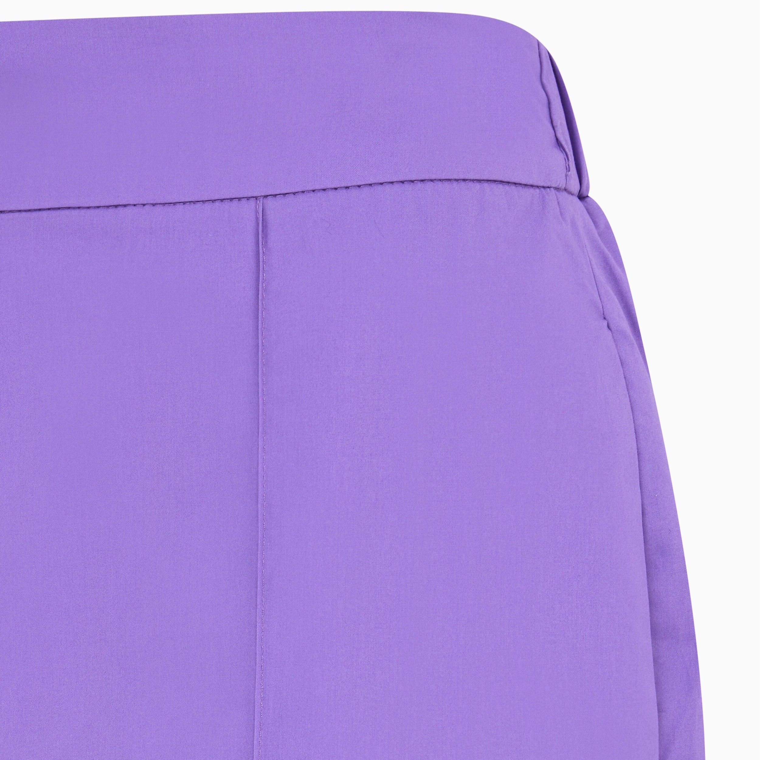 Purple Wide Leg Pant and Tail Shirt Set