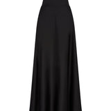 Close-up of Faith Fluid Flared Maxi Skirt Fabric