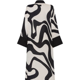 Eva Maxi Kimono Set Wide Leg Pant - Back View
