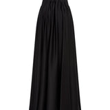 Close-up of Faith Fluid Flared Maxi Skirt Fabric