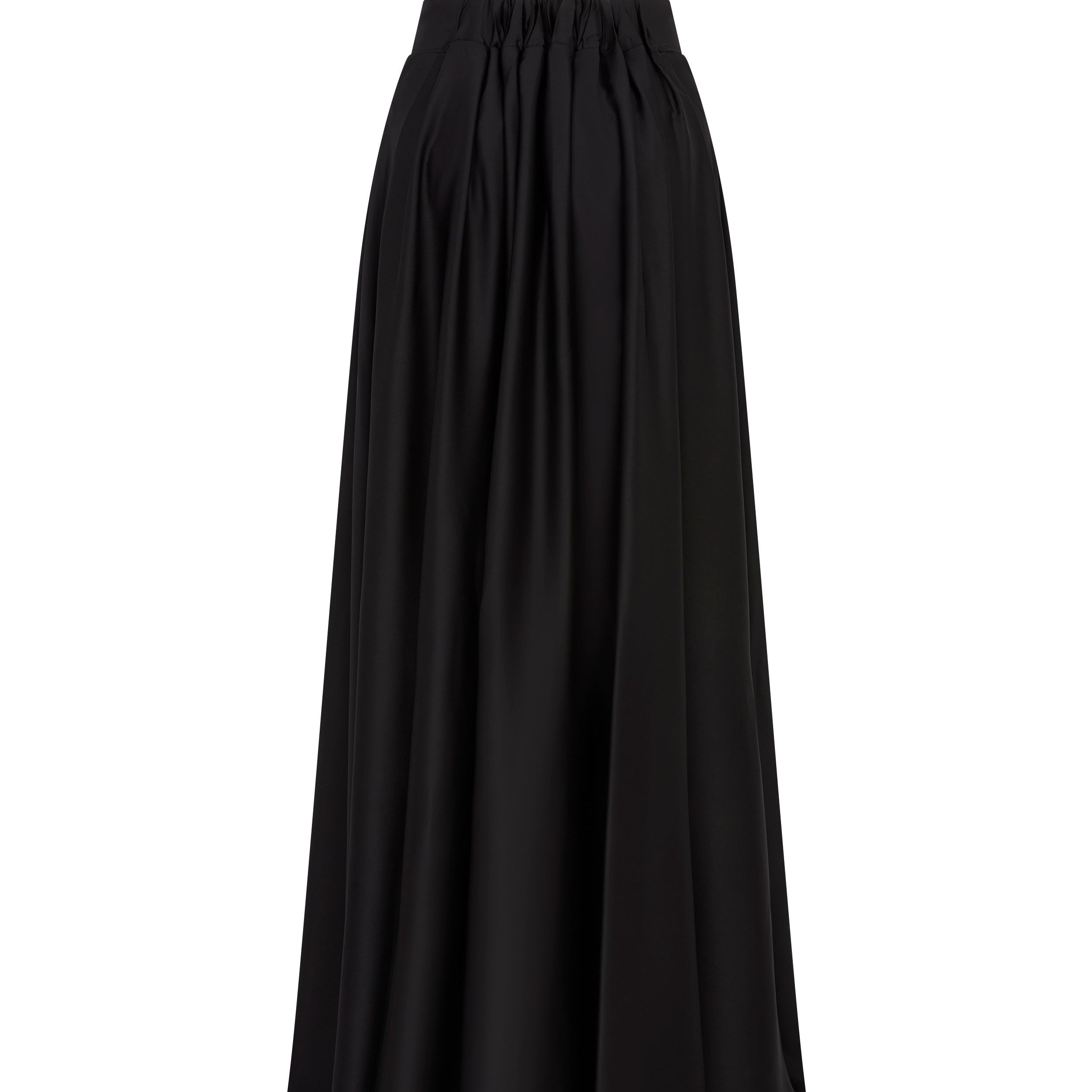 Close-up of Faith Fluid Flared Maxi Skirt Fabric