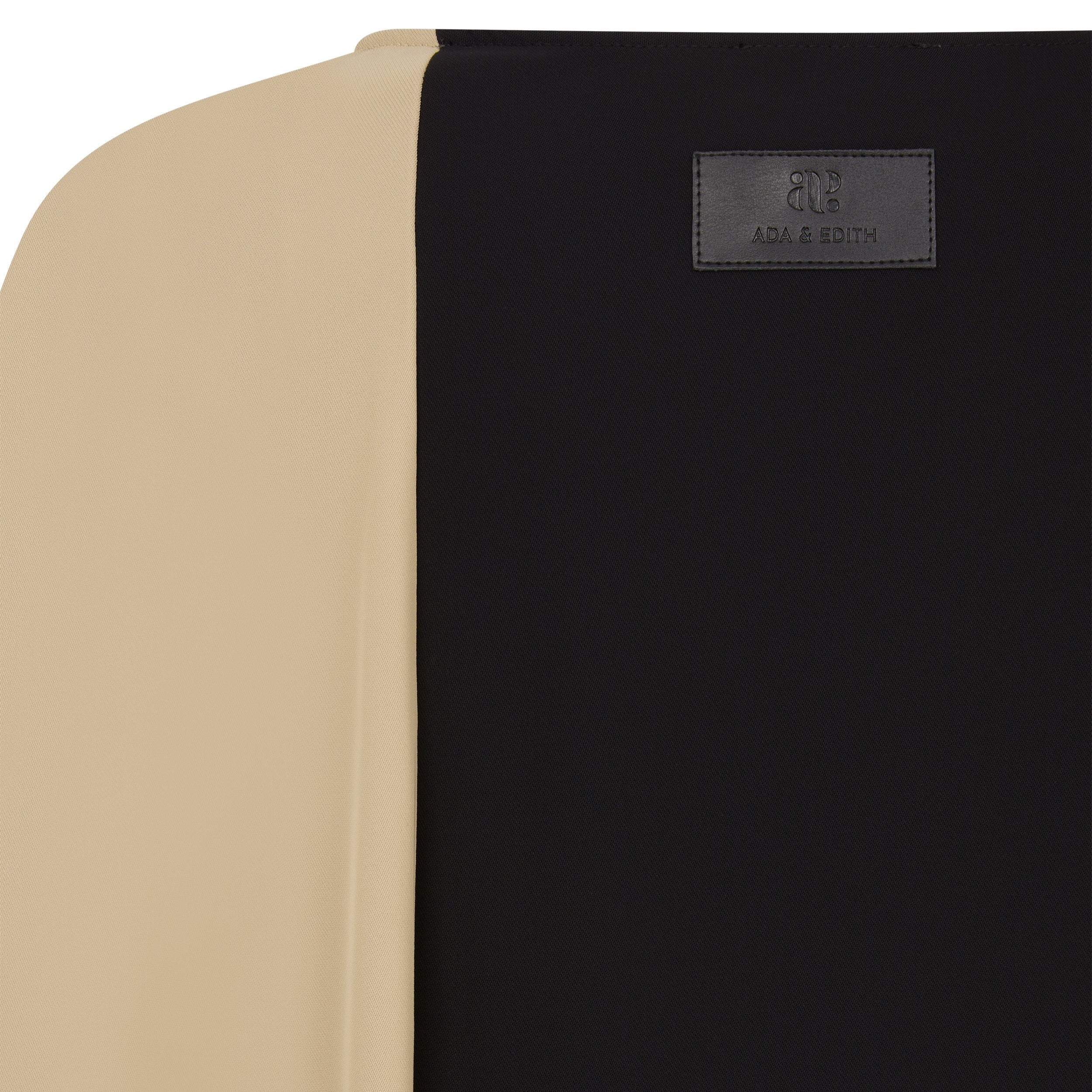 Beige and Black Diana Maxi Dress - Stylish and Sophisticated