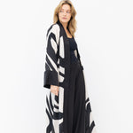 Eva Maxi Kimono Set Wide Leg Pant - Front View
