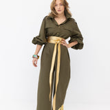 Biafra Oversized Jumpsuit - Green Color