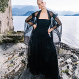 Eze Tulle Gown and Kimono Set