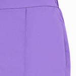 Purple Wide Leg Pant and Tail Shirt Set