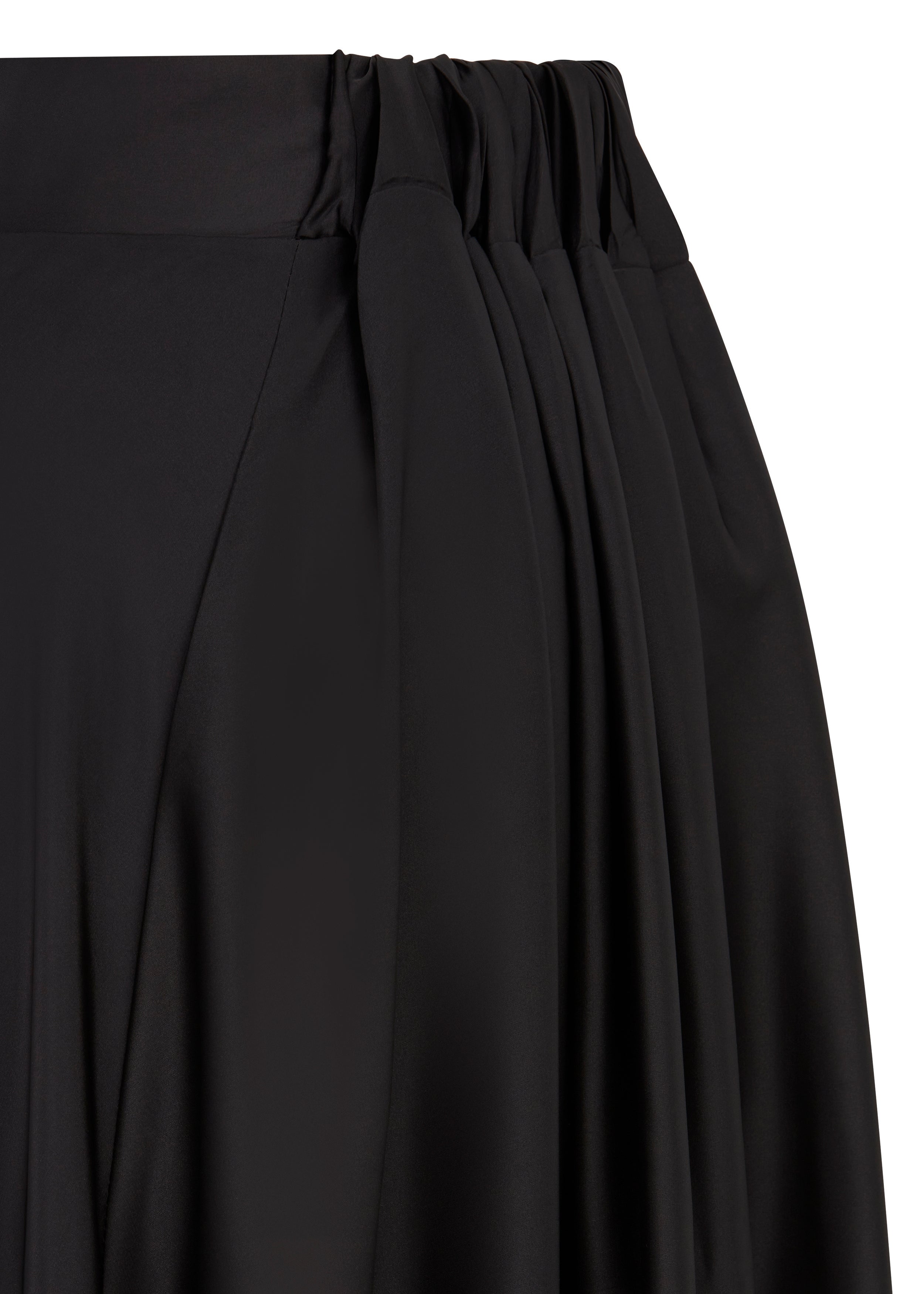 Close-up of Faith Fluid Flared Maxi Skirt Fabric