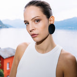 Como Leather Earrings - Medium
