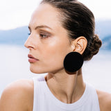 Como Leather Earrings - Medium