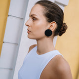 Como Leather Earrings - Small