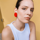 Como Leather Earrings - Small