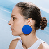 Como Leather Earrings - Medium