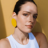 Como Leather Earrings - Medium
