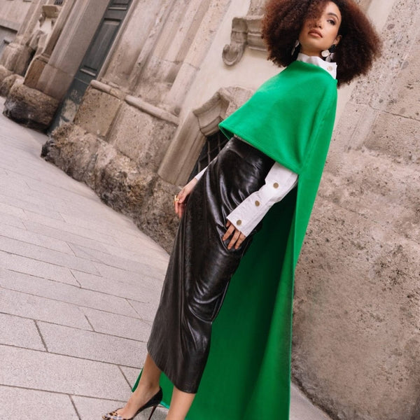 The Jos Cape | Luxury Italian Tailored Executive Outerwear – Ada