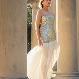 Eze Sequin Tulle Gown