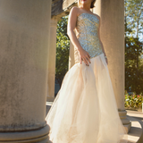 Eze Sequin Tulle Gown