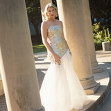 Eze Sequin Tulle Gown