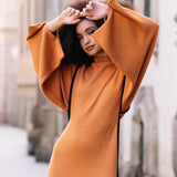 beige-italian-fabric-executive-dress-with-mock-turtleneck